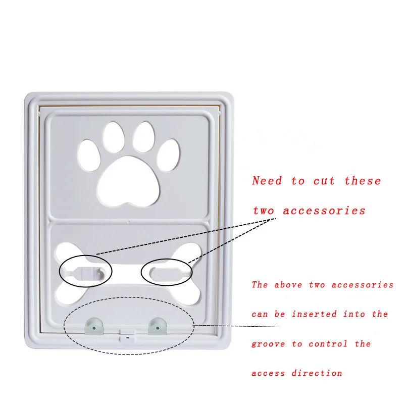 Управляемые Запираемые пластиковые двери для домашних животных, собак, кошек, для экрана, окна, защитные заслонки, забор для домашних животных, забор для собак, свободный доступ, дверь для дома