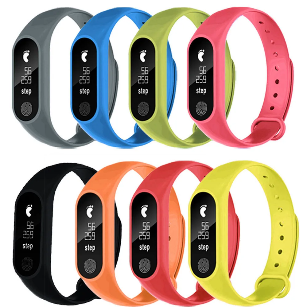 

2019 100% brand new and high quality Sports Pedometer Smart Bracelet Heart Rate Bluetooth 4.0 Smart Watch for Android , IOS8.0