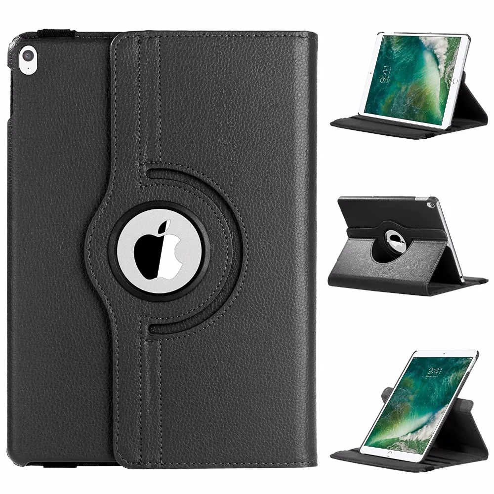 

For iPad Pro 10.5 Case , 360 Degree Rotating Stand Cover For Funda iPad Pro 10.5 PU Leather Smart Flip Cover Conque Sleep/Wake
