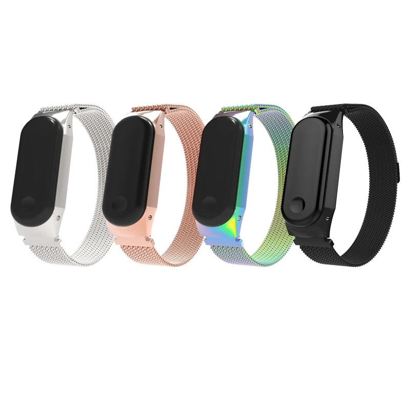 

Magnetic Metal Strap For Xiaomi Mi Band 3 Mi Band 3 NFC Bracelet Camouflage Straps Anti-Lost Wrist Band For Xiomi MiBand 3