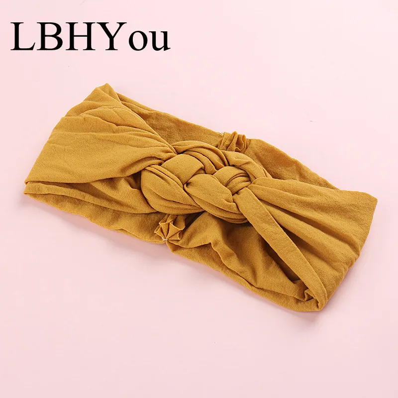 

1PC Braided Sailor Knot Baby Head Wraps ,Soft Stretchy Girls Bows Nylon Head bands,Newboran Turban Hair Accessories