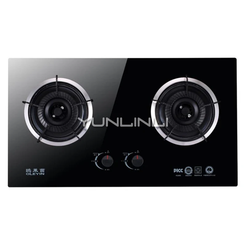

Cooking Panel Hob Gas Cooktop Energy Saving Gas Stove Glass Built In Cooker Panel Double Stove