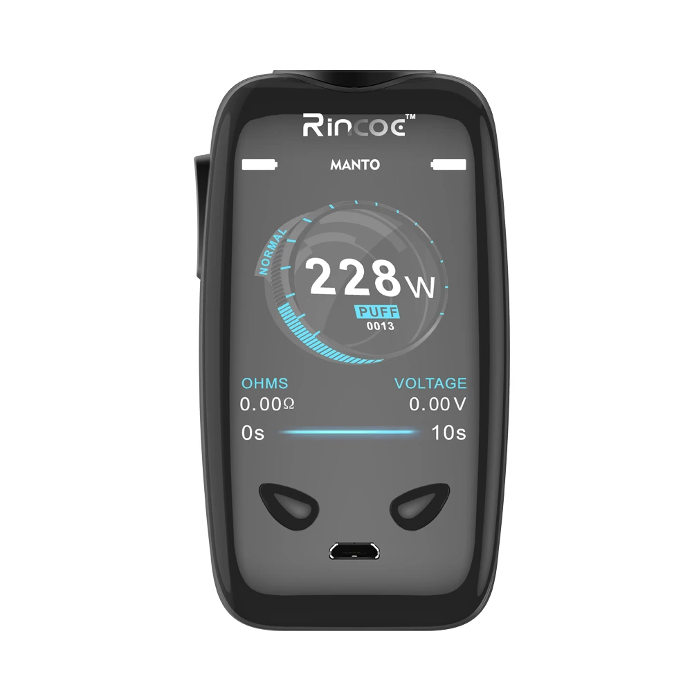 Электронные сигареты Box моды оригинальная Rincoe манто 228 Вт модель TC VW режим/модель e