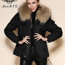 Теплый воротник из натурального меха искусственный вкладыш пальто, Китай завод парка поставщик цена