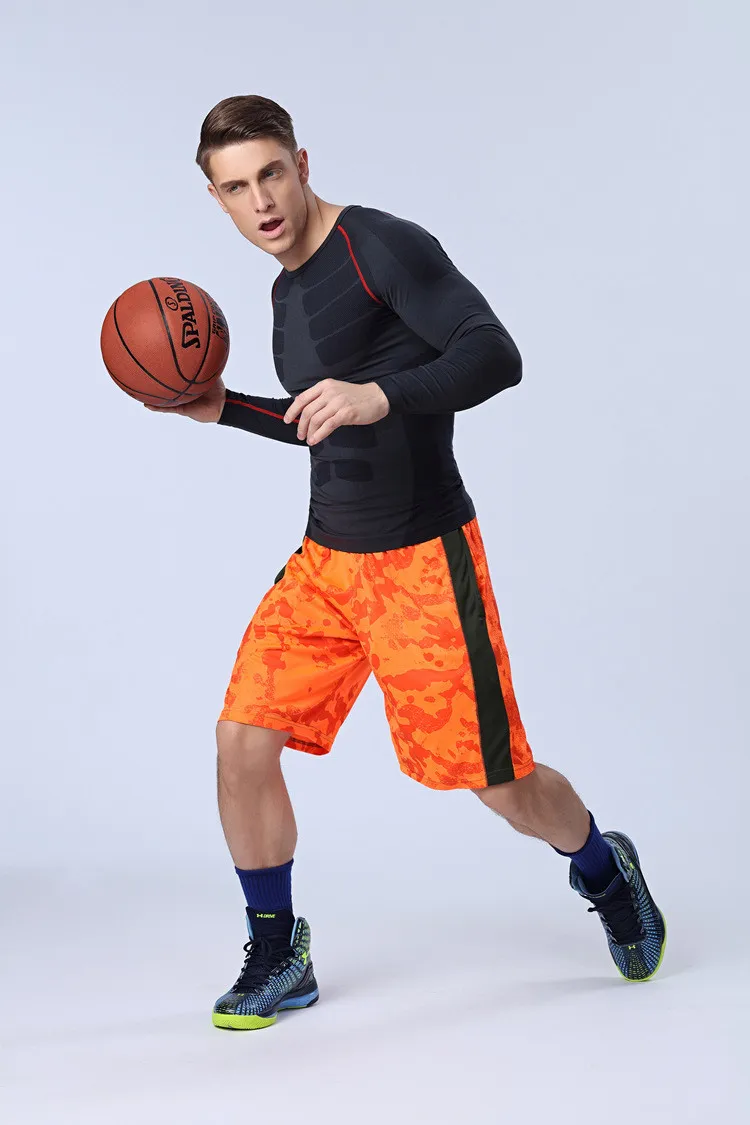 Высококачественная камуфляжная мужские спортивные шорты быстросохнущие Лоскутные баскетбольные шорты мужские тренировочные basquete одежда бермуды masculina