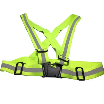 

Net fabric cloth running straps reflective riding sports for policeman road administration personn el traffic controllers