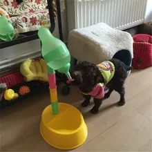 automatic watering dog bowl Pet dog cat drinking water feeding spray suit Teddy