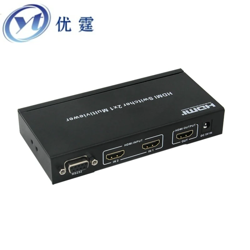 

YOUTING HDMI 2x1 Multi-Viewer with PIP 2 PORT hdmi switcher seamlessly with RS232 IR 2 screen splitter
