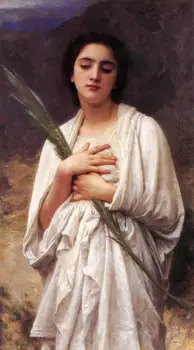

Handmade Oil painting reproduction The Palm Leaf by William Bouguereau