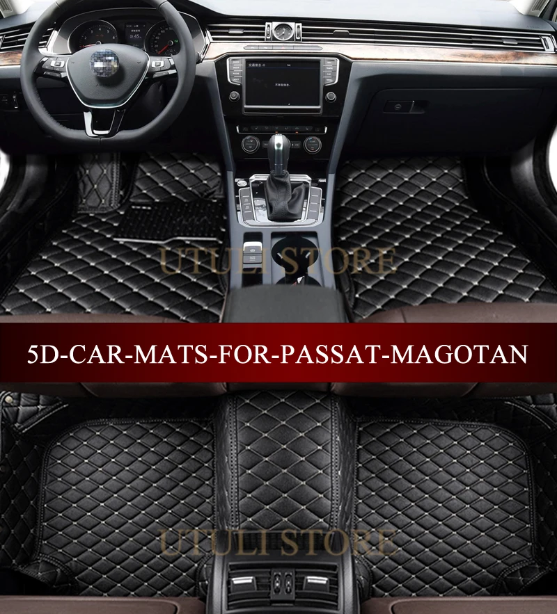 Car floor mats for Volkswagen Passat Magotan CC B8 B7 B6 B5 2002 2017
