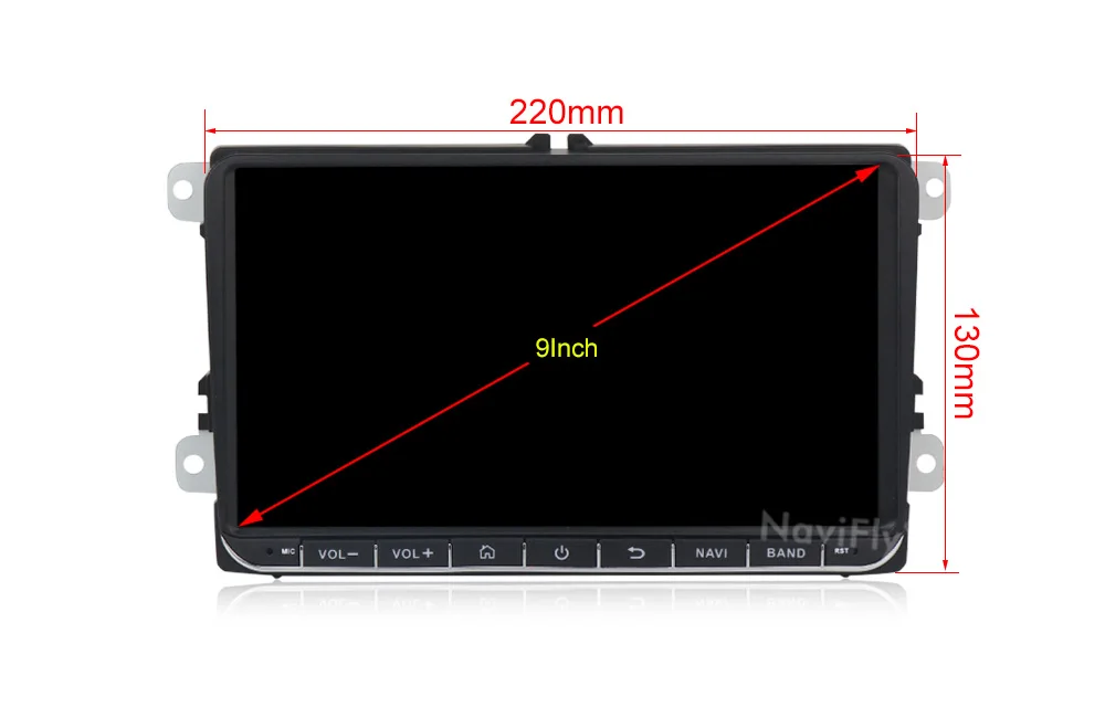Flash Deal NaviFly Quad core Android 8.1 system car gps dvd player for Volkswagen SKODA GOLF 5 Golf 6 POLO PASSAT B5 B6 TIGUAN 1