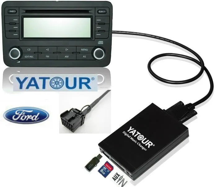 Bt Fordyatour Bluetooth Car Mp3 Player For Ford Focus Mk1 - Usb, Aux, Rds,  6000cd