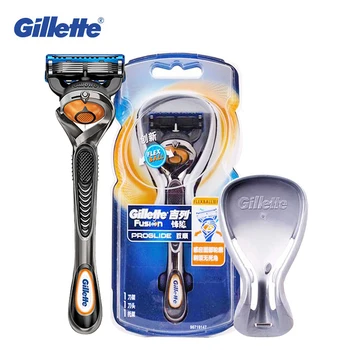

Gillette Fusion Proglide Safety Razor Manual Shaver Razors For Men Brands Men'S Face Beard Shaving Razor Blades Original 1pcs