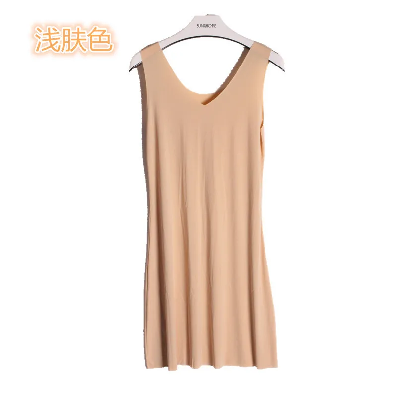 M-5XL Sexy Slips Girls Inner Slip seven color for summer 1193