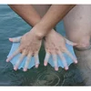 2pcs Water Sports Unisex Frog Type Silicone Girdles Swimming Hand Fins Flippers Palm Finger Webbed Gloves Paddle ► Photo 2/6