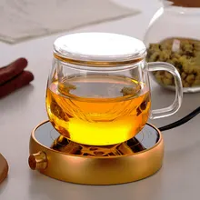 Чай чашки чайник Термостойкие стекло 350 мл фруктовый сок чай посуда дома фильтр
