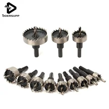 12 шт. отверстие пилы зуб комплект HSS сталь ядро сверло набор резак инструмент для металла, дерева сплав