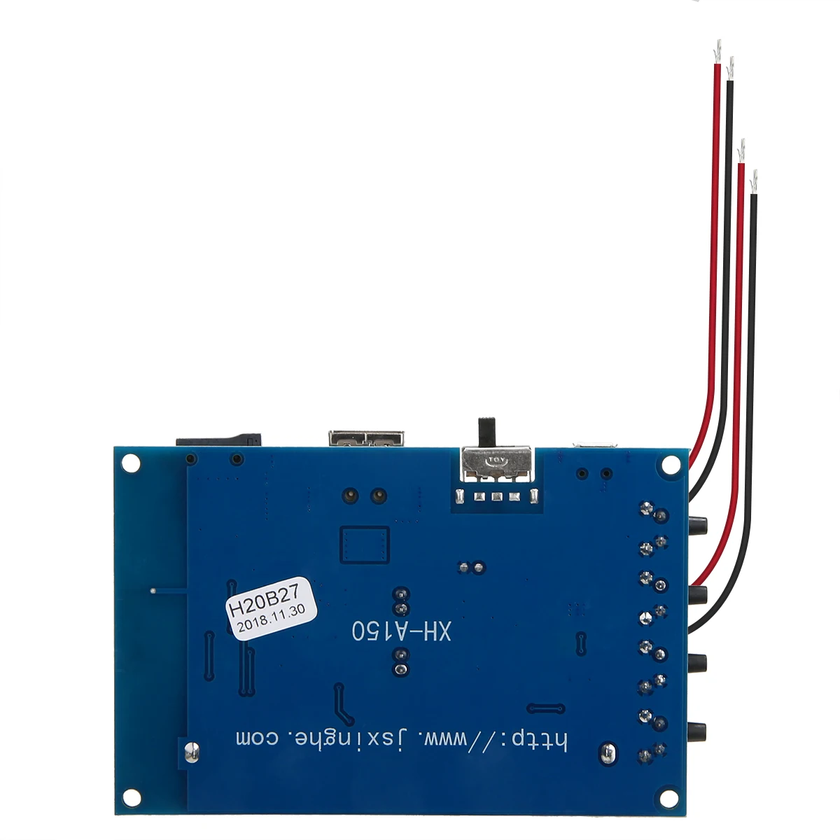 1pc Batteries Bluetooth 4.0 Power Amplifier Board PAM8403 5W+5W Stereo AMP USB 18650 Battery Power