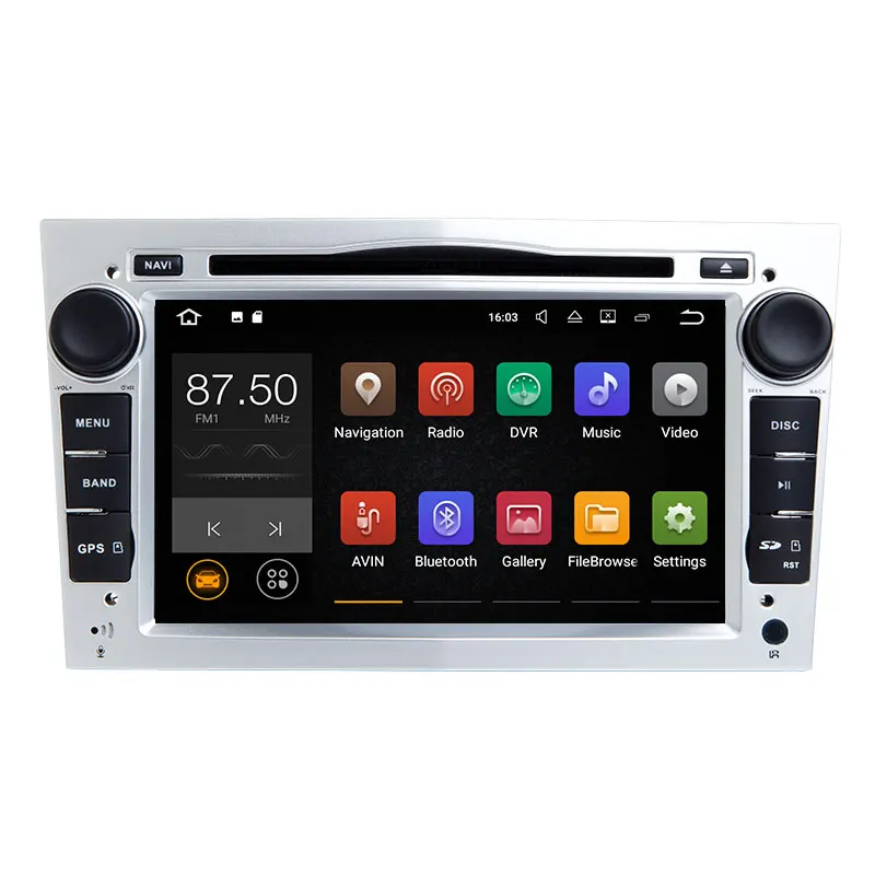 Excellent 2 Din Android 8.1 Car DVD GPS Navigation AutoRadio For Opel Astra H G J Vectra C Zafira b Corsa C D G Antara Meriva Vivaro Wifi 1