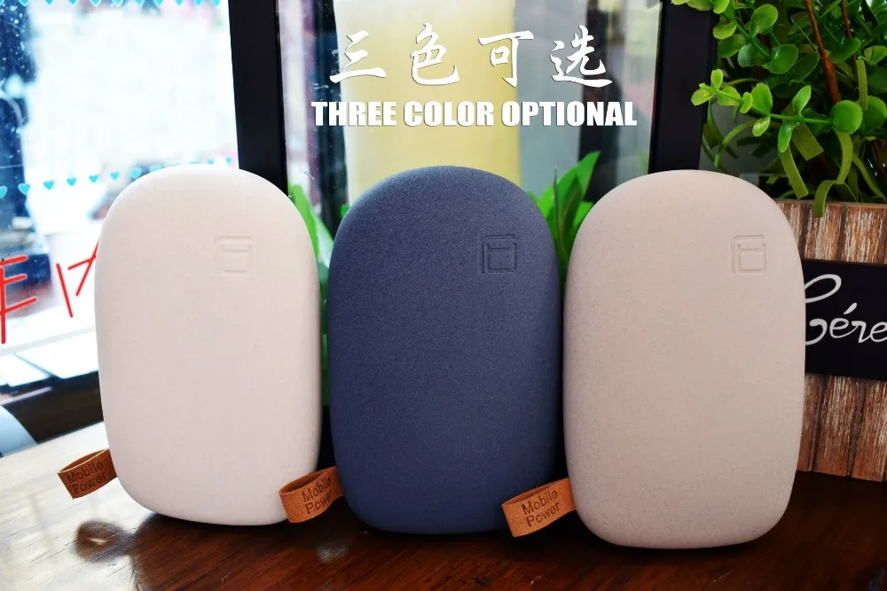 Горячая Распродажа cobblest stone charger power bank 10400MAh pebble external Portable backup Battery Charger universal