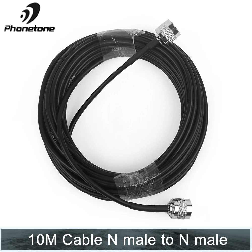 RJ316 Coaxial Cable 10 M GSM Booster Repeater Cable N male to N male