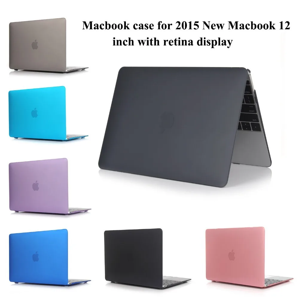 Для 2015 Новый MacBook 12 дюймов с дисплеем Retina прорезиненный тонкий жесткий матовый