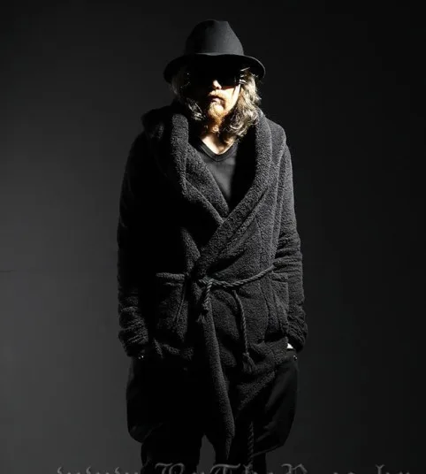 S-L! 2018 Зима Британский шерстяное пальто мужские свободные Хан версия молодежи выше колена очень длинный толстый ткань пальто