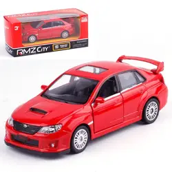 Весы 1:36 Subaru WRX coupe Impreza модель автомобиля SUV коллекция детских игрушек