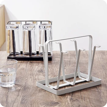 

Kitchen Organizer Drain Rack Home Tower Multifunction Stand Plastic Bag Holder Cup Bottle Drain Rack Glass Tumbler Storage Shelf