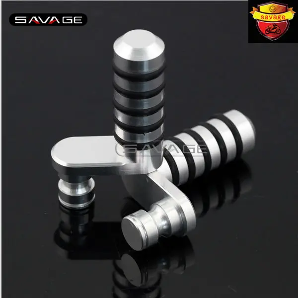 

For Aprilia RSV 1000 Mille, Tuono V4/1000/R,SL 750 Shiver, RSV4 RSVR Brake Pedal & Adjustable Shift Lever Toe Peg CNC Racing