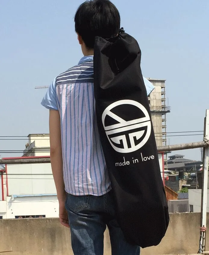 Рюкзаки для скейтборда Один Shouler двойной рокер сумка для скейтборда Fishboard Пенни Доска сумка для переноски с Кулиской