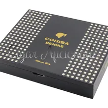 High Gloss Piano Finish COHIBA Роскошный Черный Кедр Behike 56 Коробка Подарочная Упаковка Коробки
