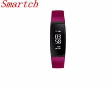 Smartch Совместимость с Samsung iphone смартфон Фитнес Bluetooth Спорт V07 умный Браслет BP Мониторы и hr трекер группа в