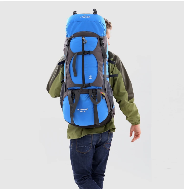 65L Large Capacity Backpack High quality Nylon Waterproof Travel bag Durable Multifunctional Rucksack For Outdoor Hiking Camping (13)