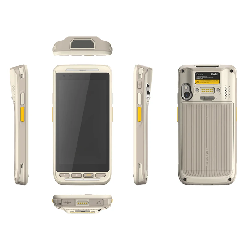  High speed 4.7 Inch Industrial Smartphone Bluetooth 1D/2D laser Wireless Handheld Android PDA barco