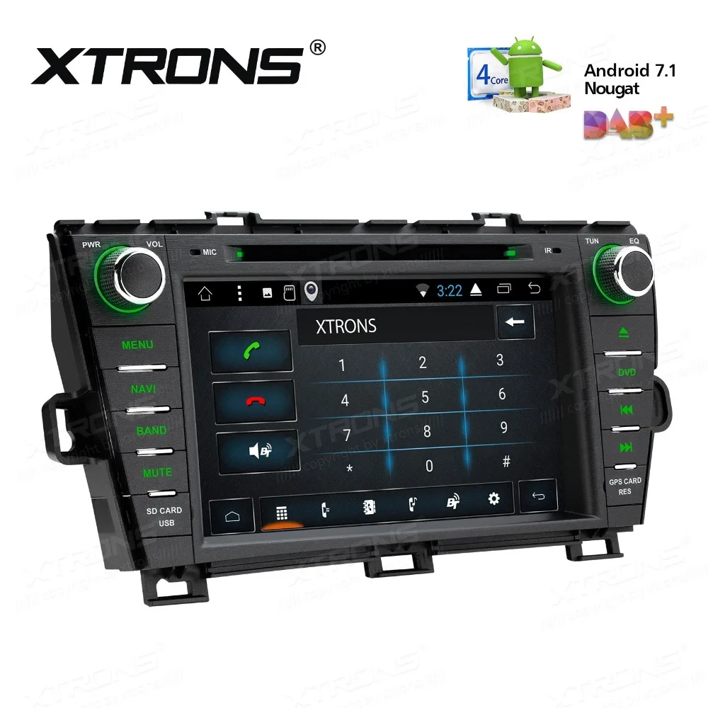 Clearance Android 7.1 Nougat OS 8" Car DVD Multimedia GPS Radio for Toyota Prius 2009-2013 (Right Hand Drive) with Full RCA Output Support 3