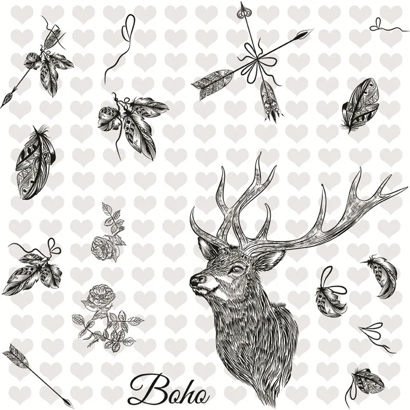 GJCrafts 2018 Рождество олень Цветок Ясно штамп и резка умирает Скрапбукинг Xmas