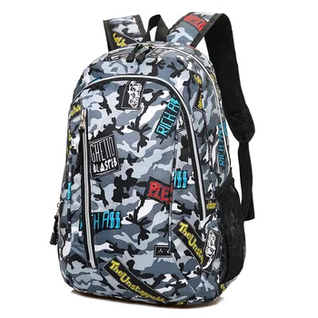 

Kids Baby Polyester School Bags High Quality Camouflage Backpacks For Teenage Boys Backpack Fashion School bag mochila feminina