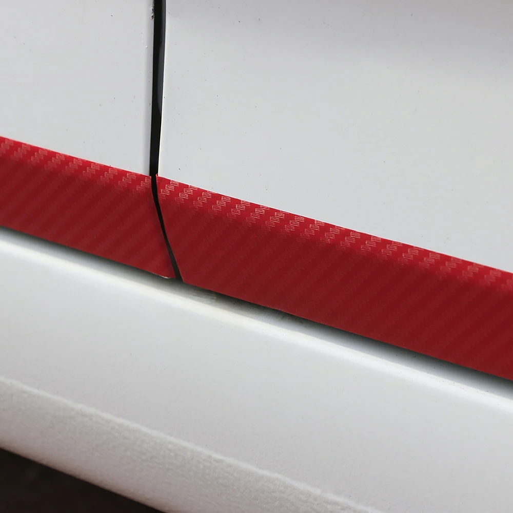 Автомобильная дверь боковая юбка крыло полоса углеродное волокно поцарапанные наклейки Наклейка для автомобиля Стайлинг для hyundai Solaris Verna аксессуары
