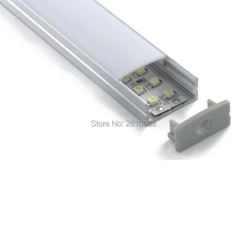 Kaufen 300X2 Mt Sets/Lot Top Verkauf Aluminium U Kanal Und Rechteck Form Led Aluminium Profil Gehäuse Für Wand Decke Licht