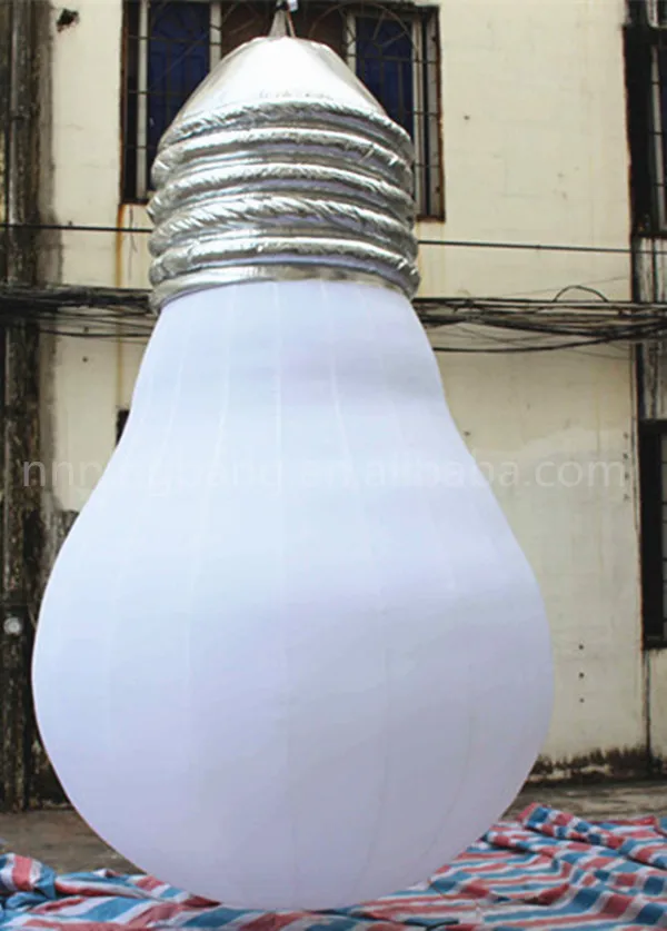 Free Shipping 3m 2017 Hot Sale Giant Inflatable Light Bulb, Inflatable