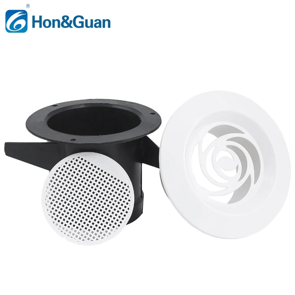 4inch 100mm Home Air Vent Grille with Cover Heating Cooling Vents Fit for Bathroom Office Kitchen Ventilation Removable Cleaning
