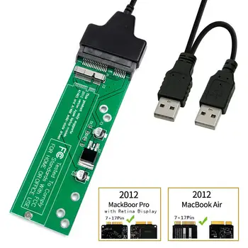 

Zeadow 2012 Version MacBook Air And Pro Retina SSD Converter Card With USB 2.0 SATA Adapter Cable Support Model A1465 A1466