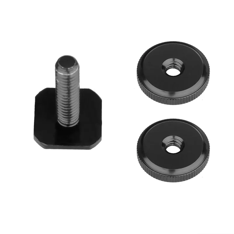 

1/4" Flash Hot Shoe Mount Adapter Tripod Screw Converter Adapters with Double Nuts For DSLR Camera Rig Monitor LED Video Light