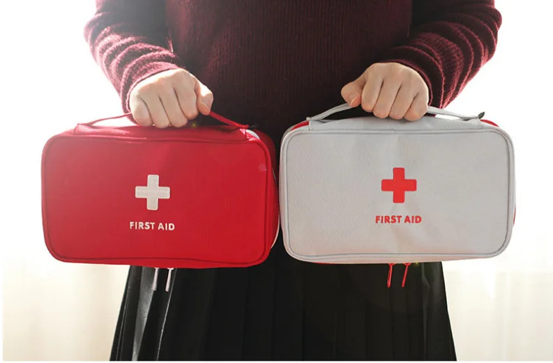

Portable Camping First Aid Kit Emergency Medical Bag Waterproof Car kits bag Outdoor Travel Survival kit Empty bag Household