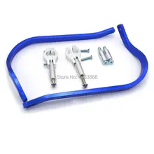 Protège-mains entièrement en aluminium bleu, pour CRF YZF KLX RMZ KXF PIT Dirt Bike, motocross, 7/8 pouces, barre de poignée