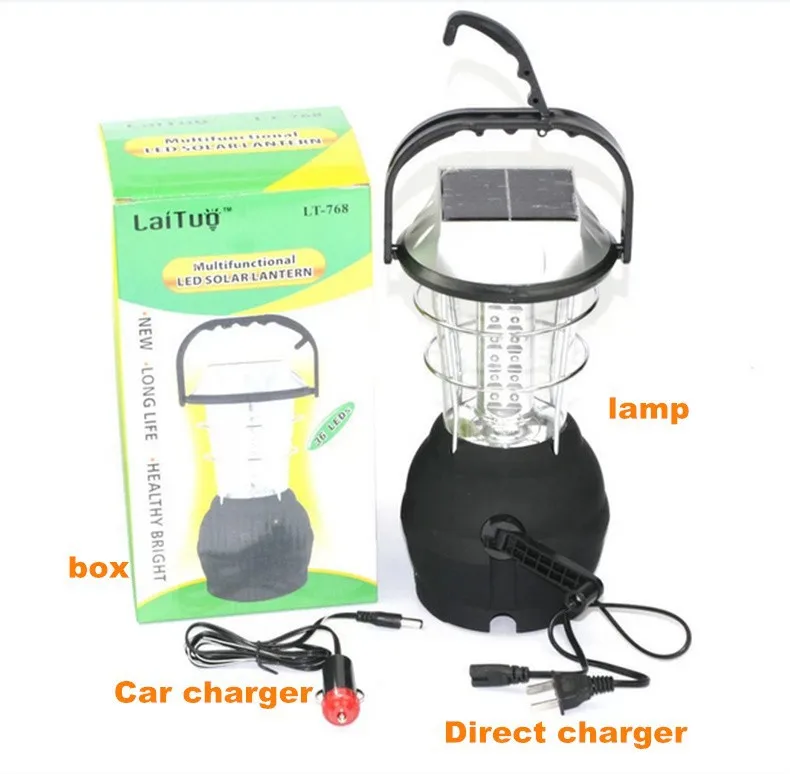 Портативный светодиодный светильник на солнечной батарее для кемпинга, светодиодный фонарь для дома, аварийный уличный светильник ing
