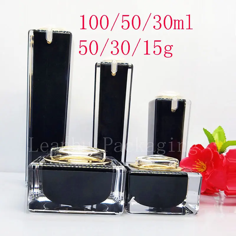 15g 30g 50g 30ml 50ml 100ml black acrylic container (1)