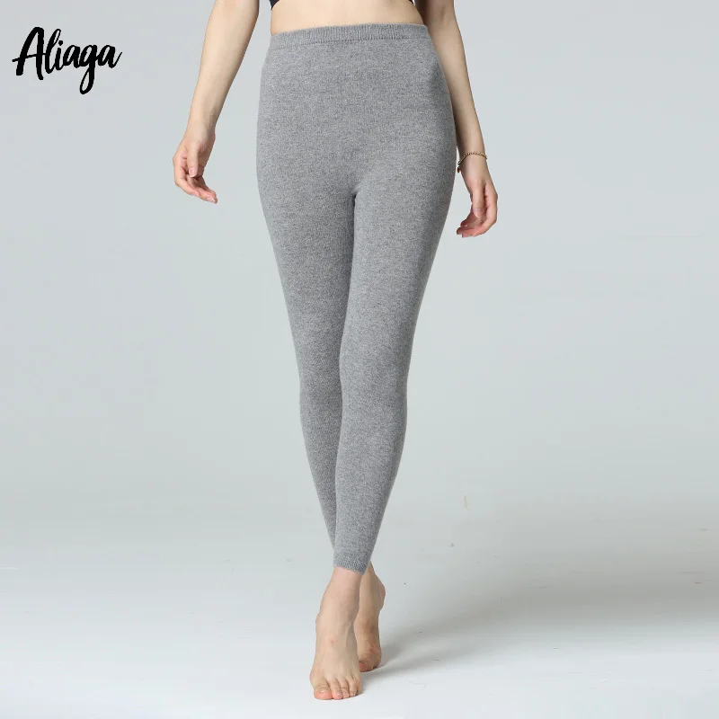 New 100% Pure Cashmere Leggings Ladies 