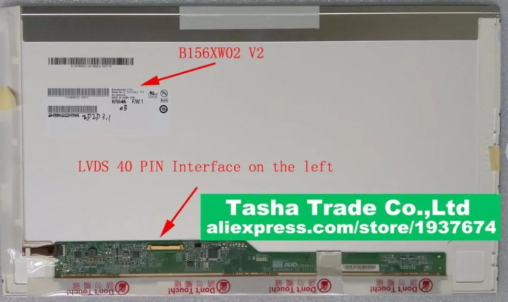 

For Dell Inspire 15R M5010 M5030 M5110 N5010 N5110 Screen LCD Display Panel 1366*768 40pins New Original